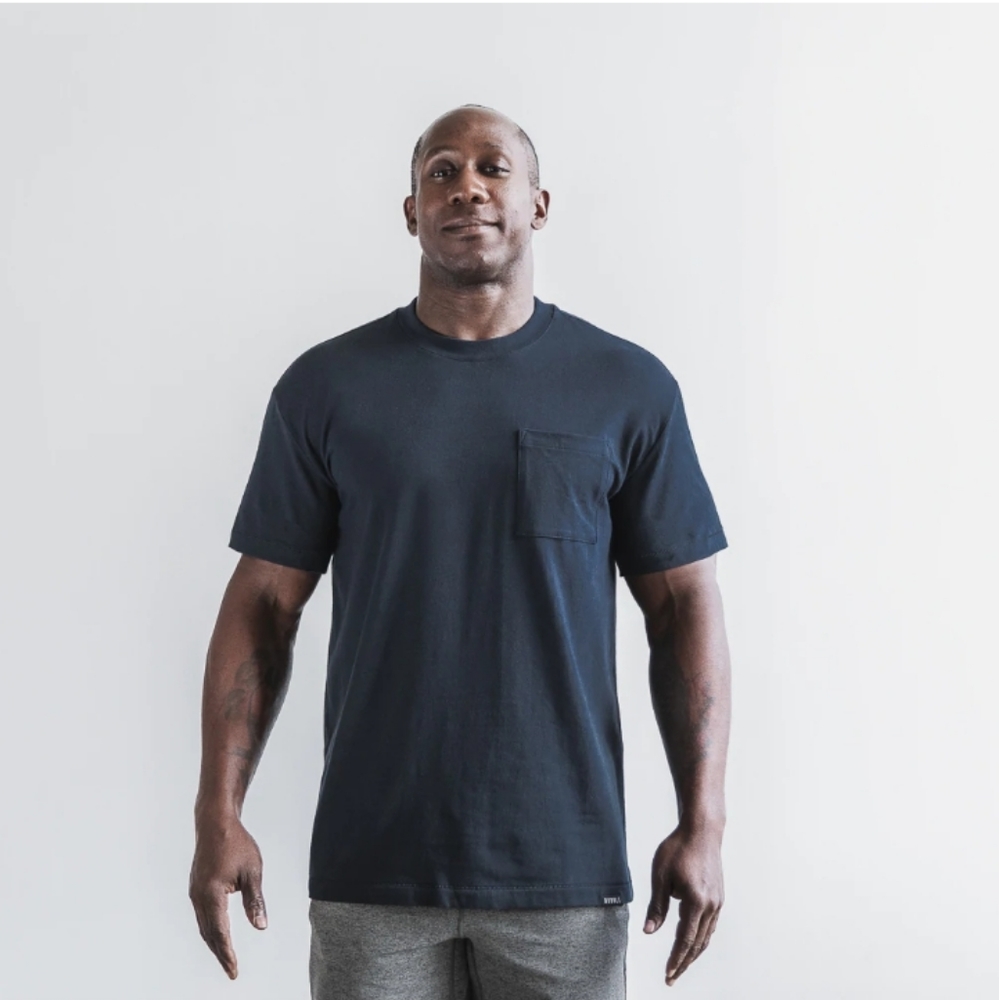 Mens NoBull Heavyweight Pocket Tee